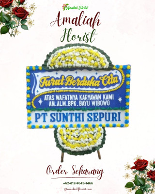 Papan Bunga Duka di Pasir Datar Indah